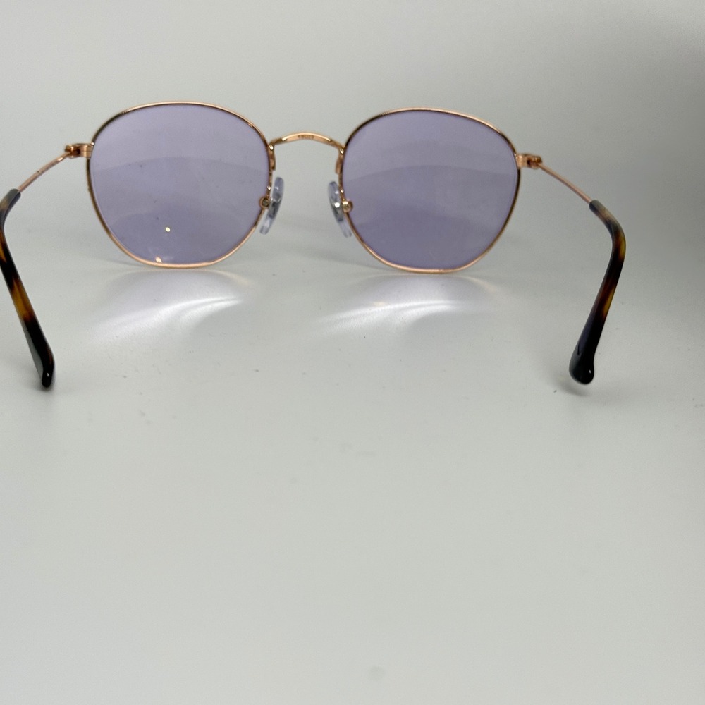 Ray-Ban RB 9572V 4089 48-19 130 Rose Gold‎ Purple Round Eyeglasses Kids Juniors - Picture 3 of 7